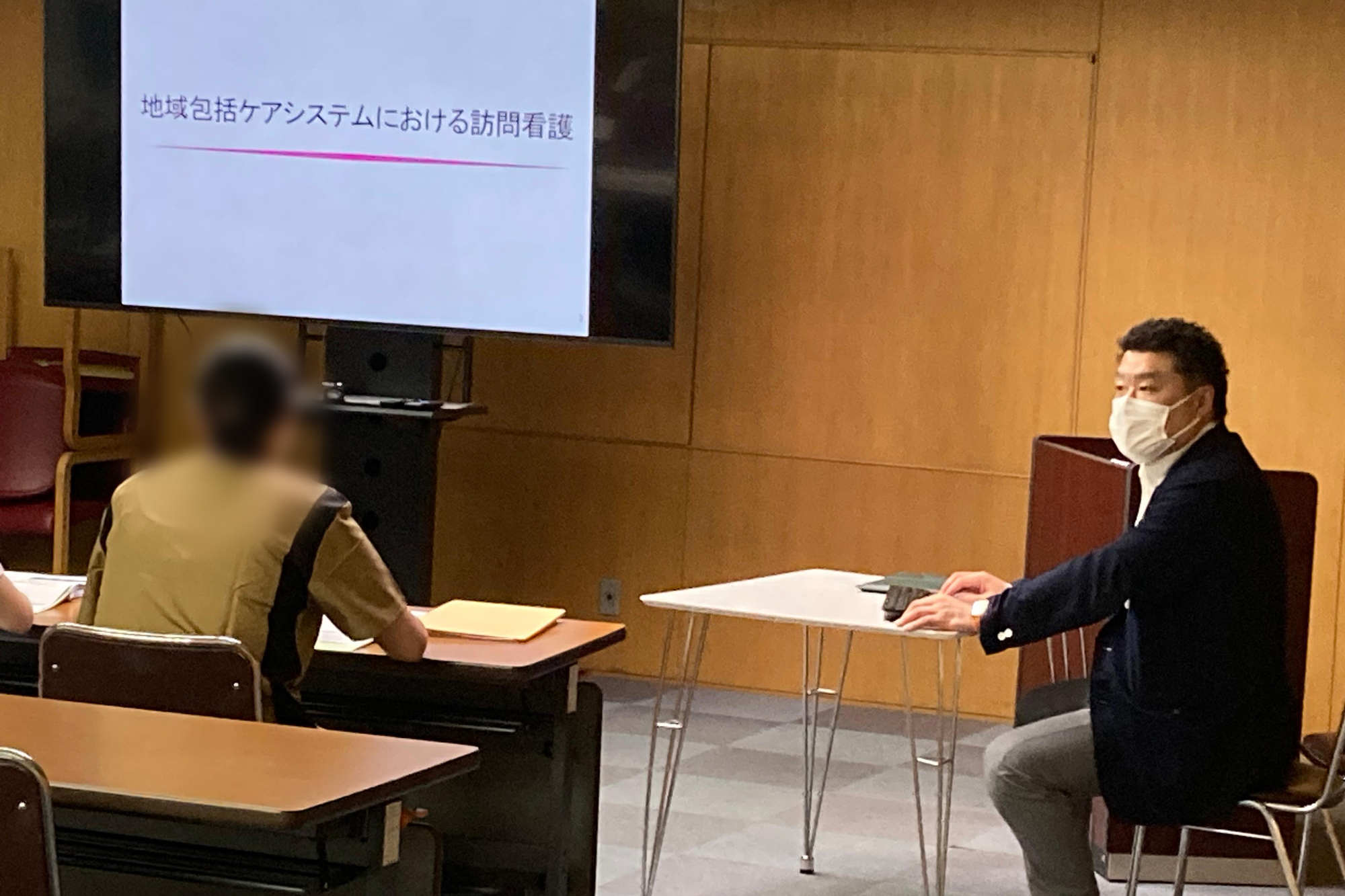 三楽病院の新入職員のオリエンテーション